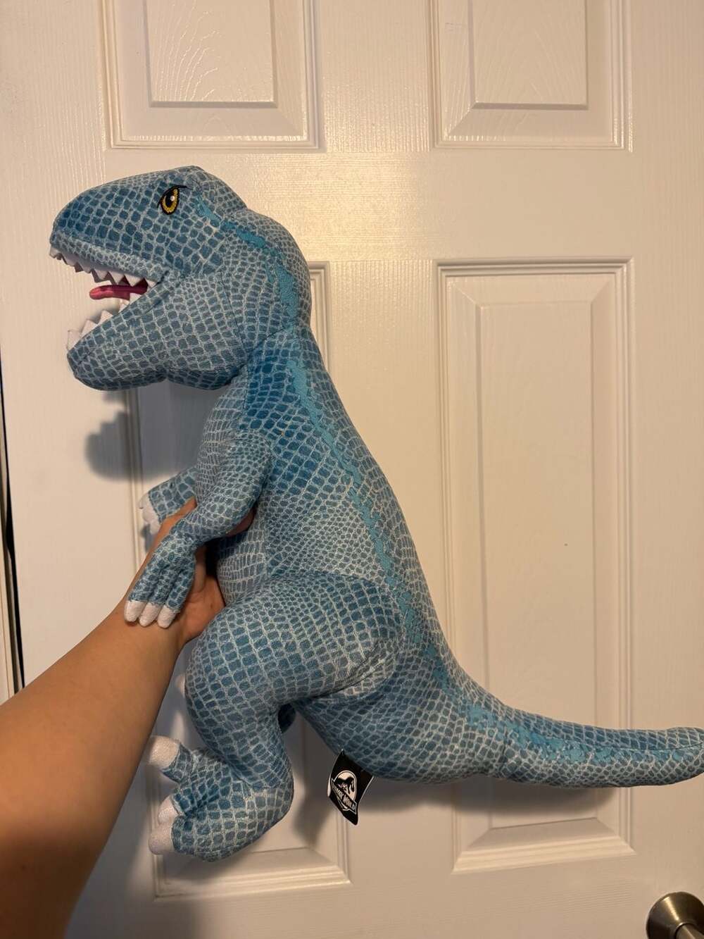 Jurassic World Blue Velociraptor Dinosaur Plush Stuffed Animal 15"